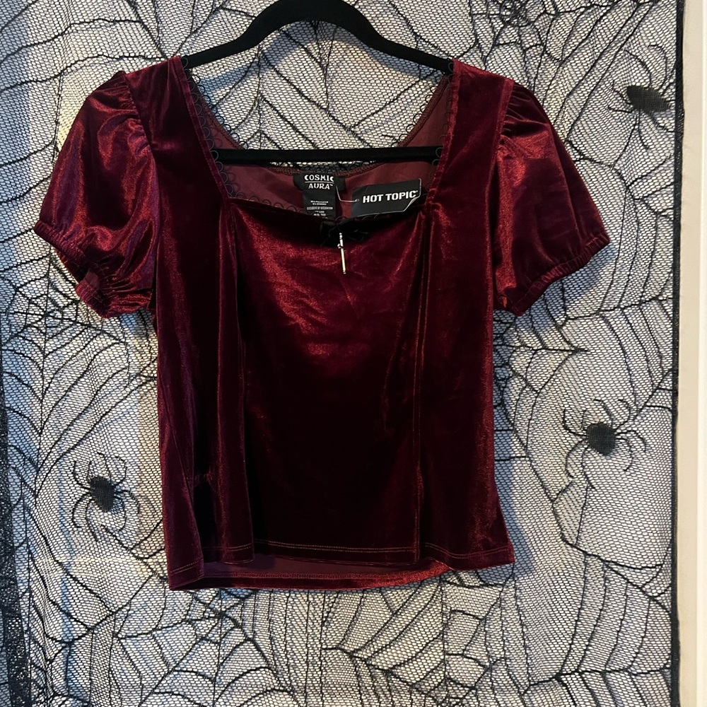 Velvet Red Top